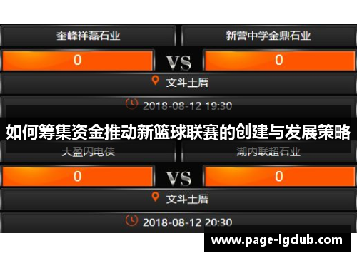 如何筹集资金推动新篮球联赛的创建与发展策略