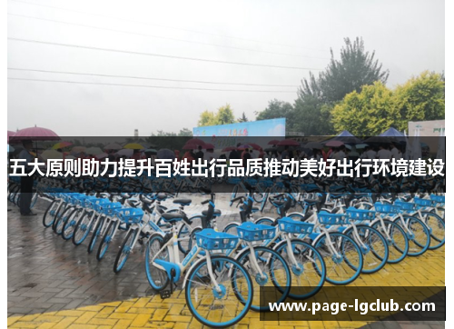 五大原则助力提升百姓出行品质推动美好出行环境建设