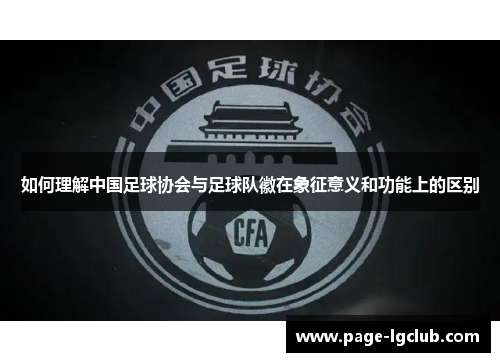 如何理解中国足球协会与足球队徽在象征意义和功能上的区别
